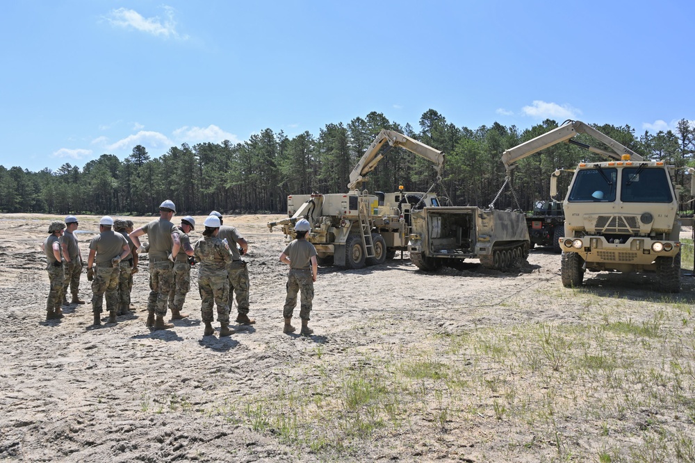 Fort Dix – RTS-M  Heavy Vehicle Recovery Training – Engineer Site #2 – 17 June 2022