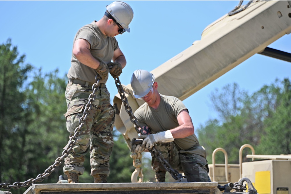 Fort Dix – RTS-M  Heavy Vehicle Recovery Training – Engineer Site #2 – 17 June 2022