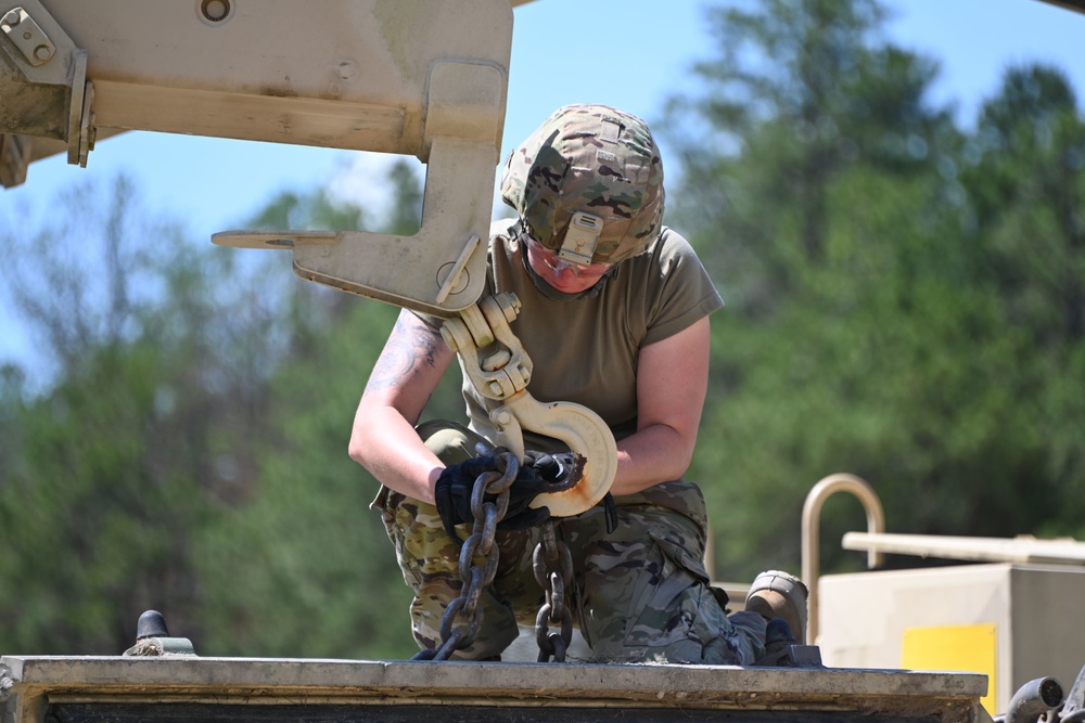 Fort Dix – RTS-M  Heavy Vehicle Recovery Training – Engineer Site #2 – 17 June 2022