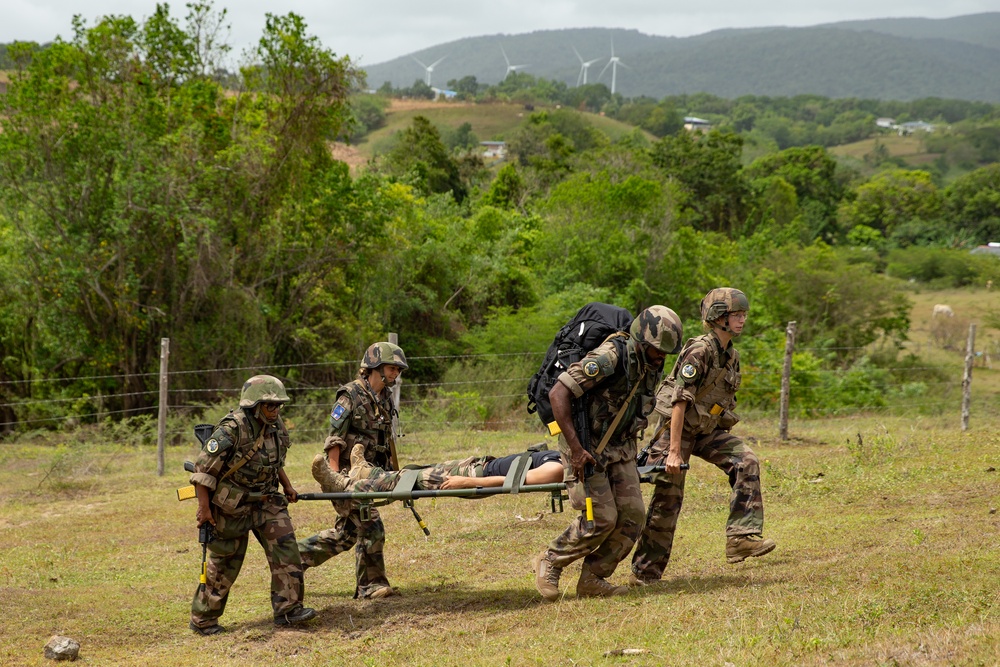 Caraibes 22: French Armed Forces humanitarian assistance demonstration