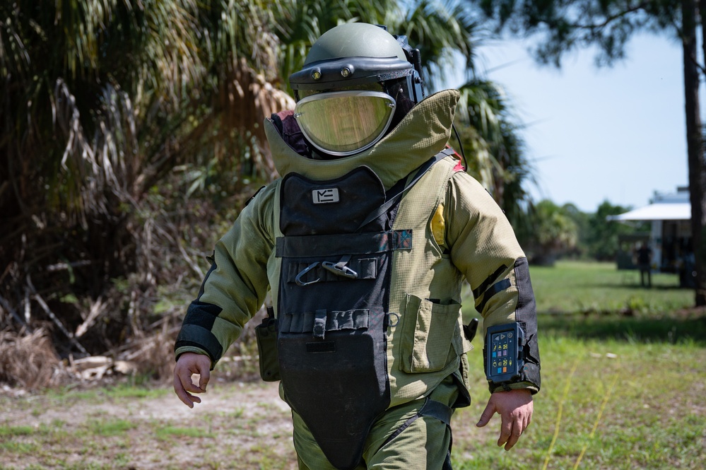 45th CES EOD Team Organizes Counter-IED Training for Local Law Enforcement