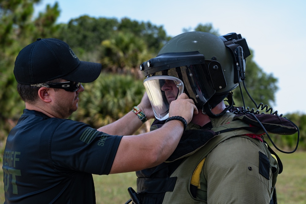 45th CES EOD Team Organizes Counter-IED Training for Local Law Enforcement