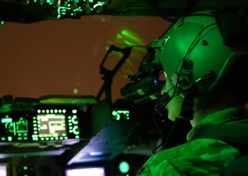 15th Airlift Squadron Executes Night Airdrop Mission