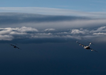 15th Airlift Squadron Executes Night Airdrop Mission