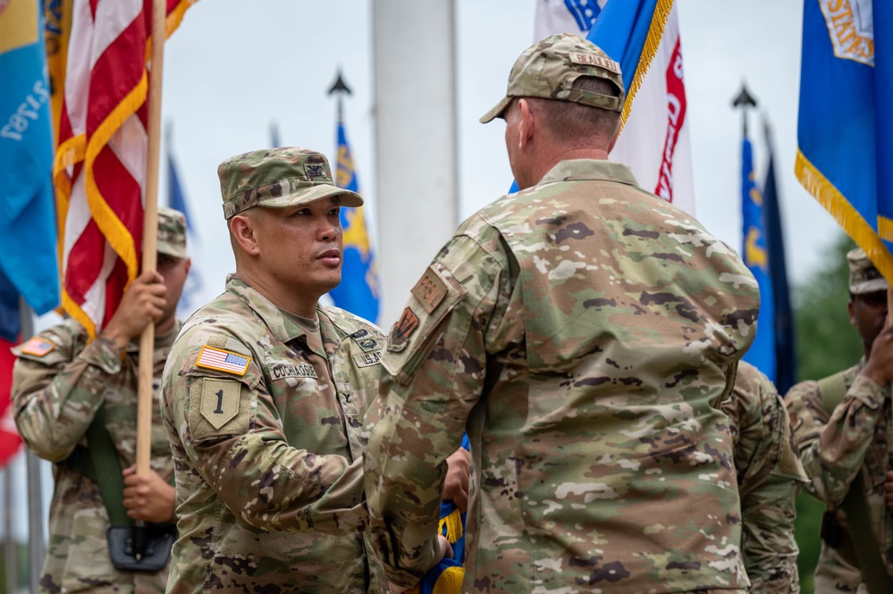 Col. Frankie Cochiaosue takes command of 733d MSG