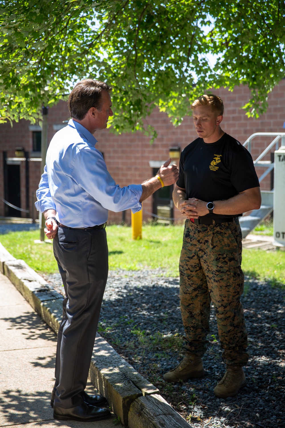 Governor Glenn Youngkin Visits Marine Corps Base Quantico