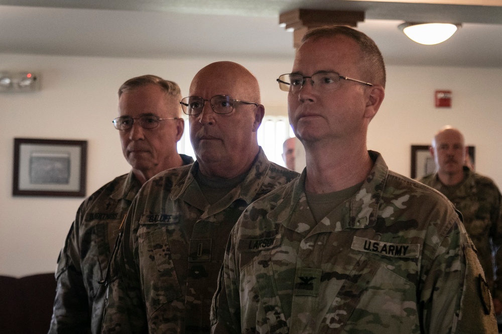 With 42 years of service, Chief Warrant Officer 5 Thomas Galoff retires from the Minnesota National Guard