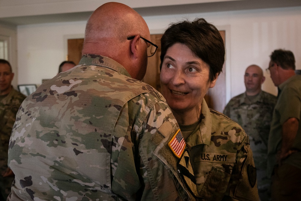 With 42 years of service, Chief Warrant Officer 5 Thomas Galoff retires from the Minnesota National Guard