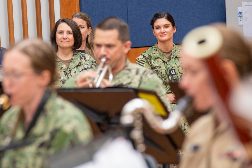 CNSTC meets with Navy Band Great Lakes