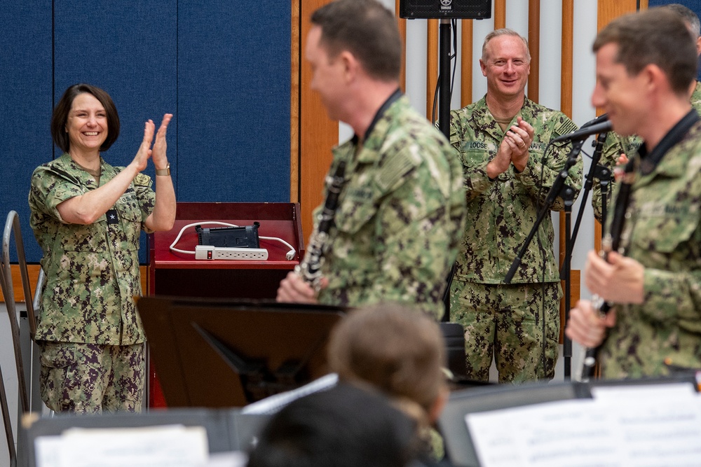 CNSTC meets with Navy Band Great Lakes