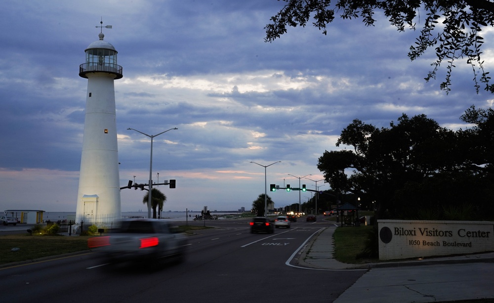 Biloxi Lighthouse landscape