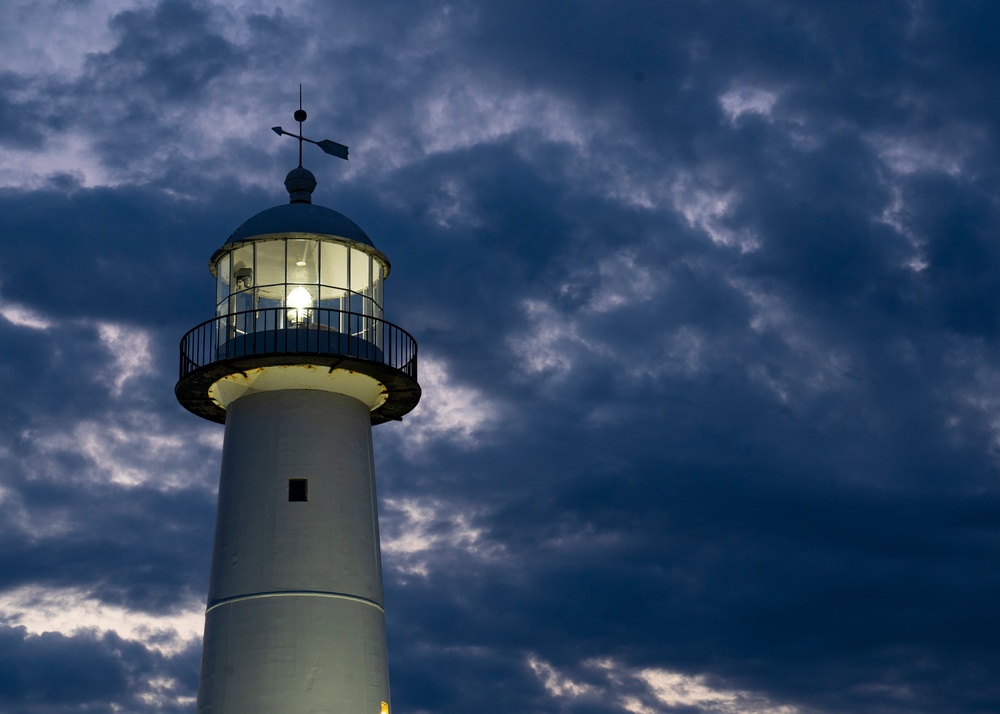 Biloxi Lighthouse landscape