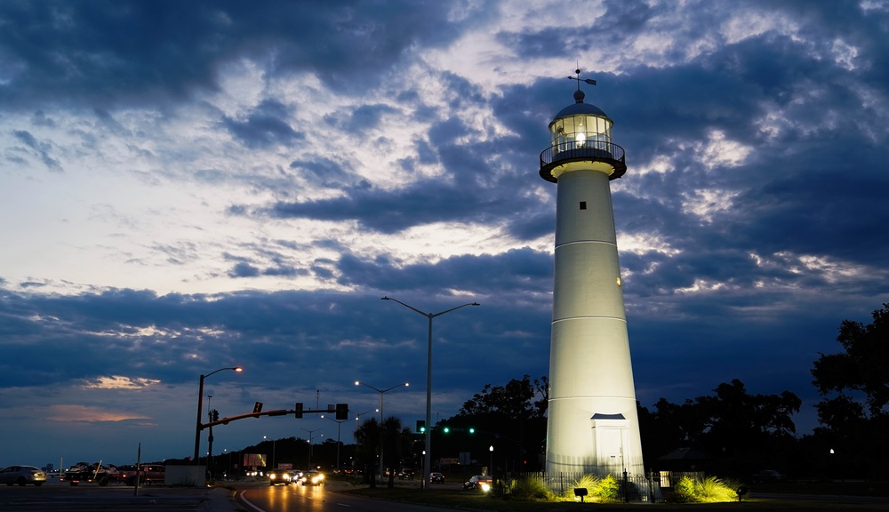 Biloxi Lighthouse landscape