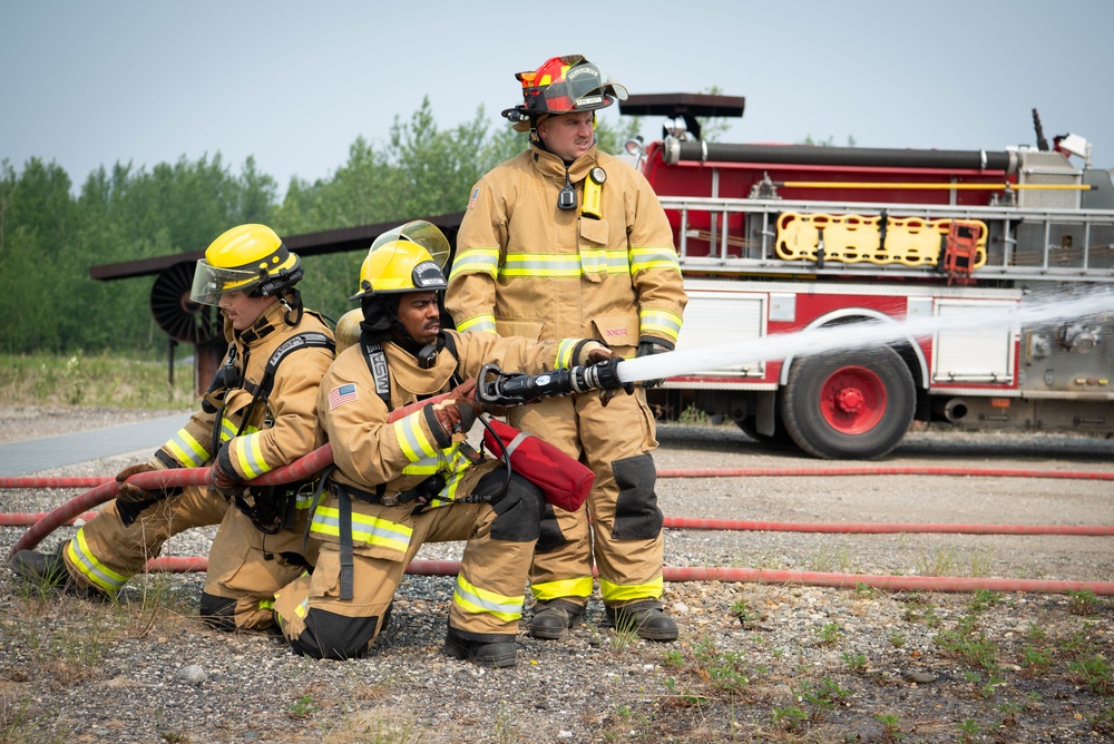 354th CES Firefighters participate in training exercise