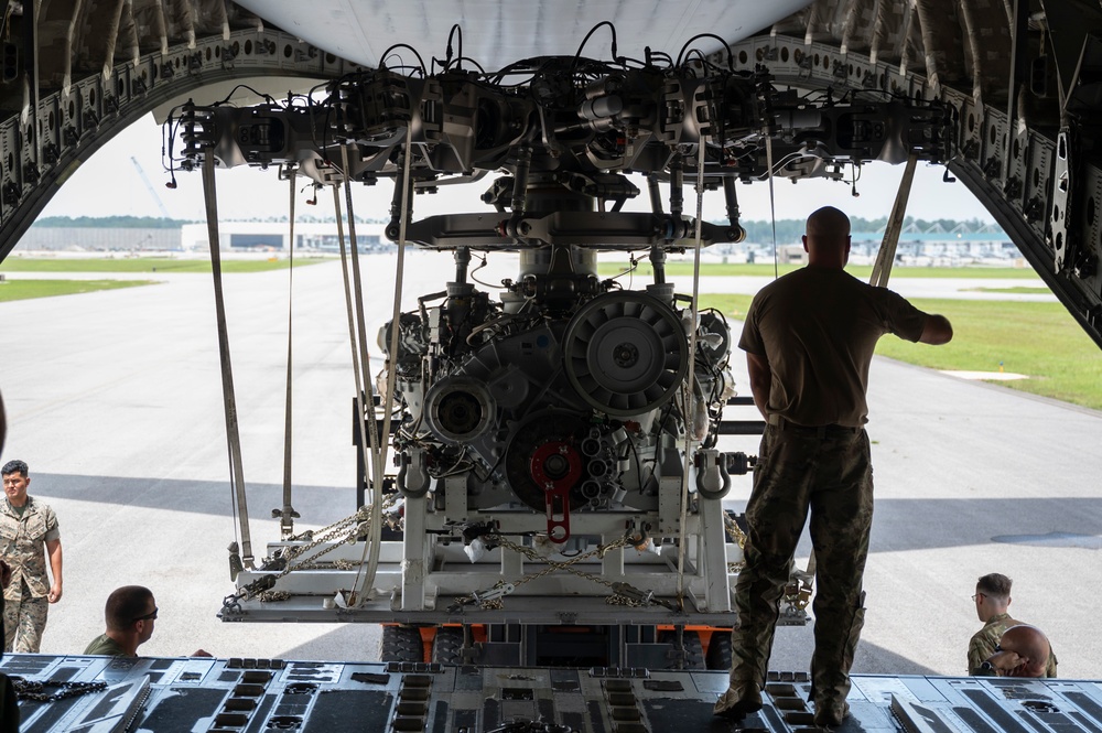 16th Airlift Squadron Airlifts USMC CH-53K to Berlin, Germany