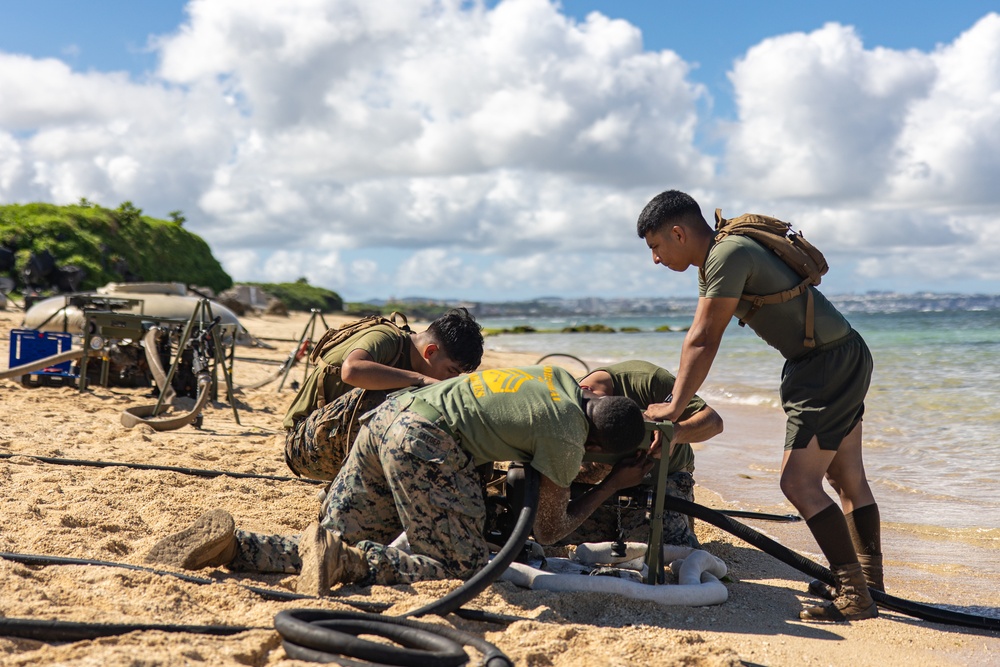 Marine Engineer Community Conducts Water Purification Exchange