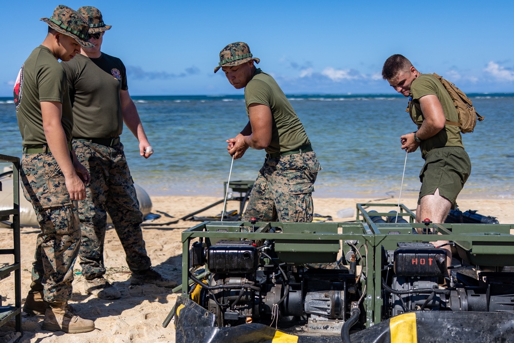 Marine Engineer Community Conducts Water Purification Exchange