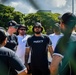 New Zealand and U.S. Navy Sailors participate in a Softball game during RIMPAC 2022