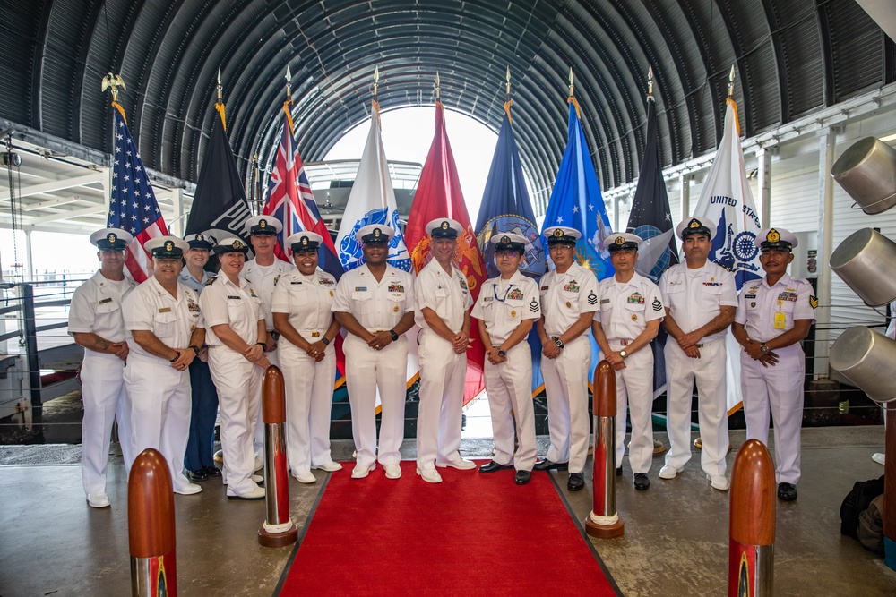 Senior Enlisted Leaders Tour USS Arizona Memorial