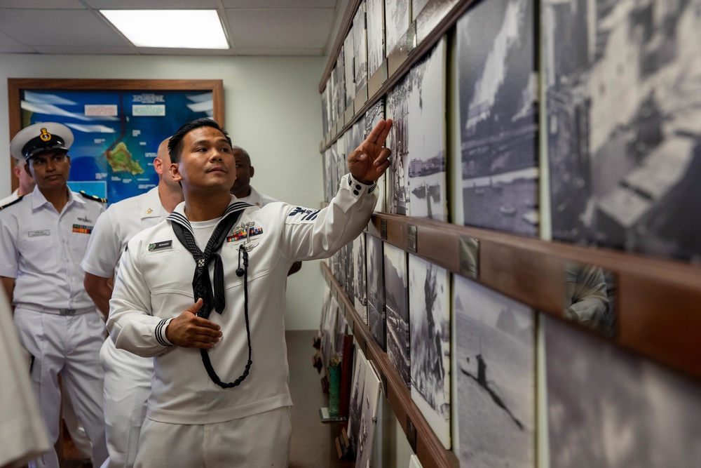 Senior Enlisted Leaders Tour USS Arizona Memorial