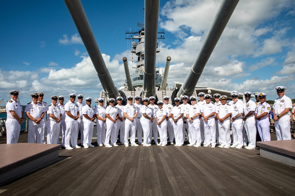 Senior Enlisted Leaders Take a Tour of the Battleship Missouri Memorial