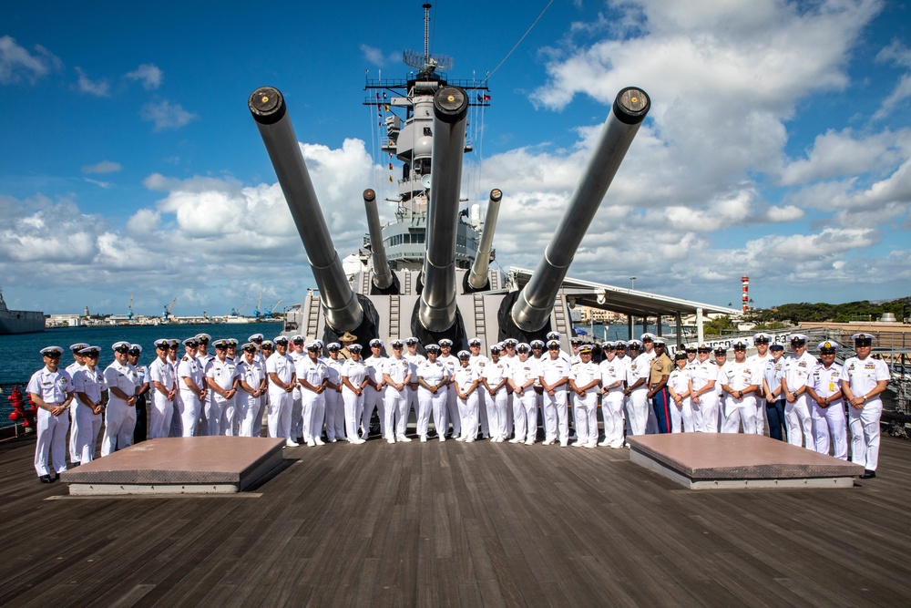 Senior Enlisted Leaders Tour the Battleship Missouri Memorial