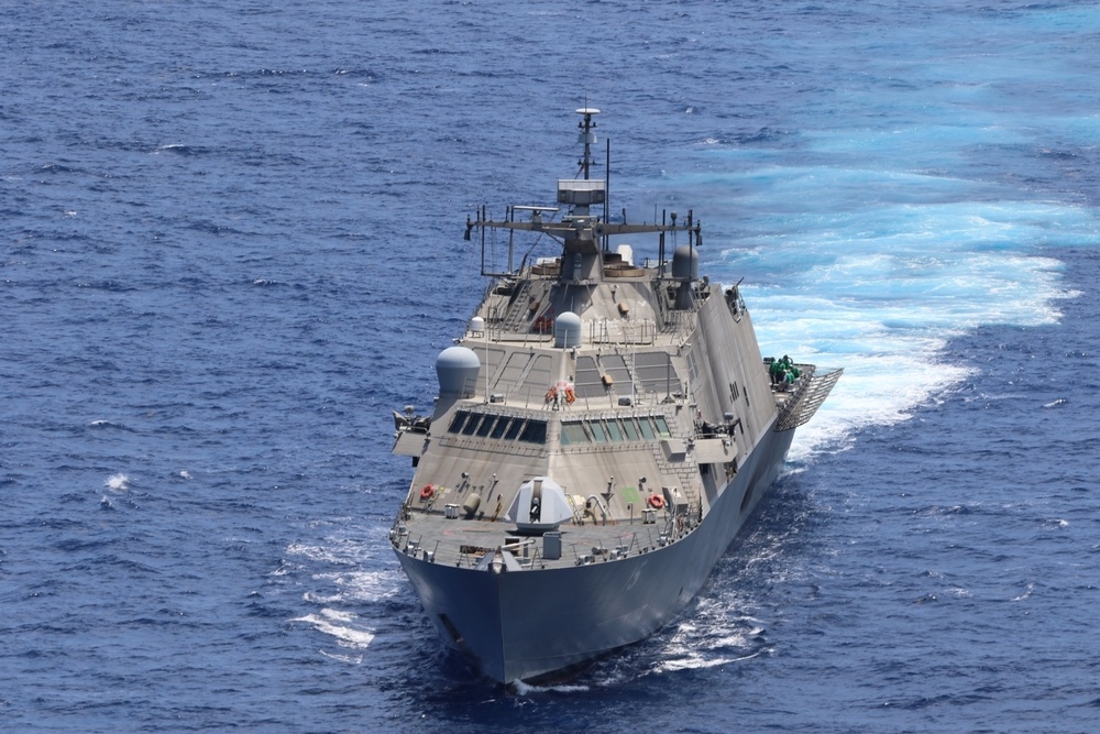 USS Billings Sailors Perform Duties While At Sea