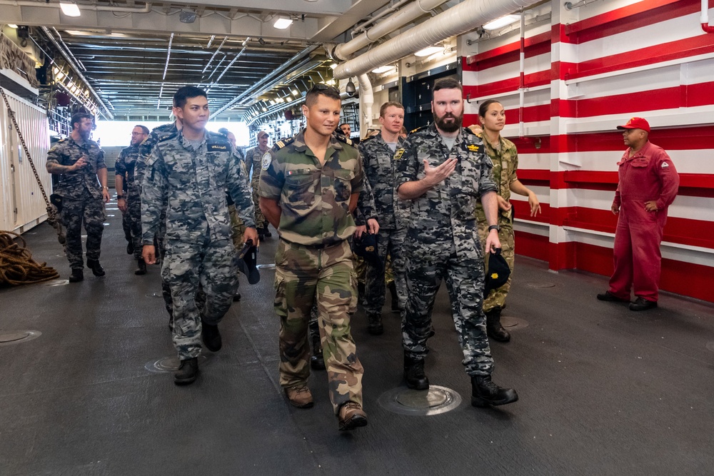 RIMPAC 2022 Participants Tour USS Portland (LPD 27)