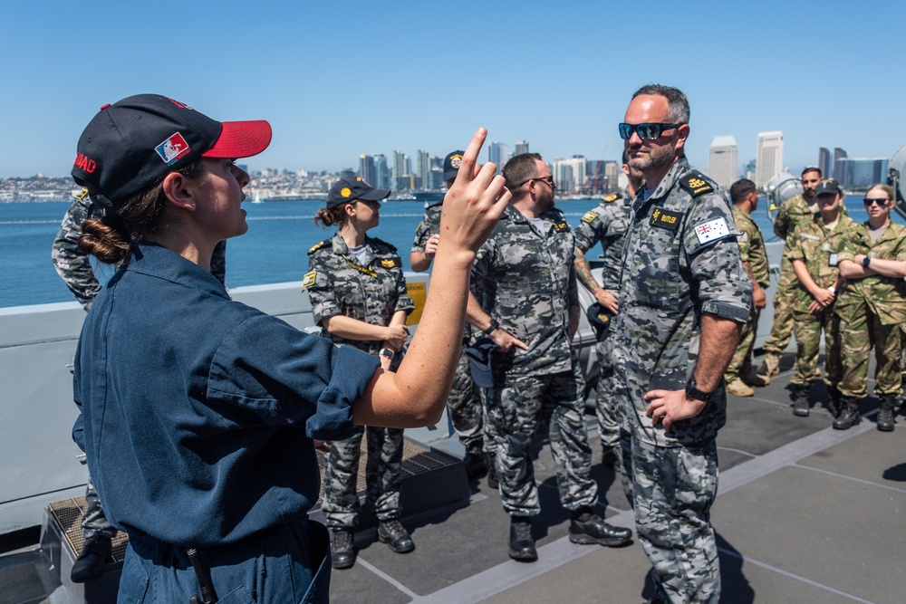 RIMPAC 2022 Participants Tour USS Portland (LPD 27)