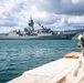 HMAS Warramunga arrives at Pearl Harbor