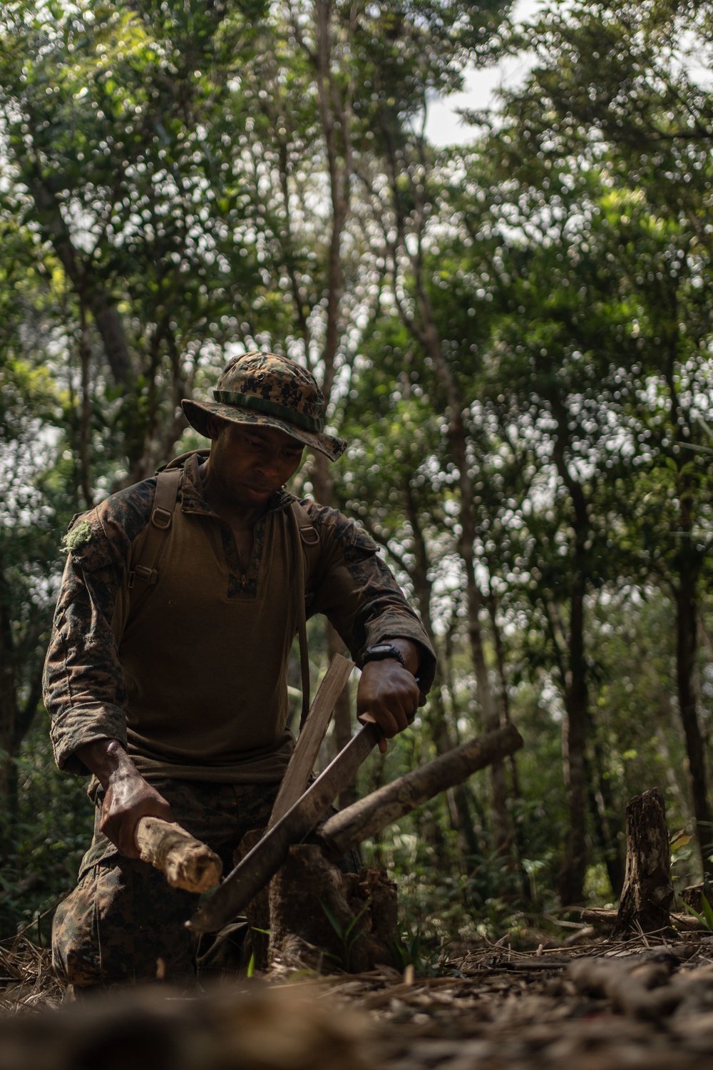 Jungle Crab 22 | Explosive Ordnance Disposal Marines conduct jungle survival training