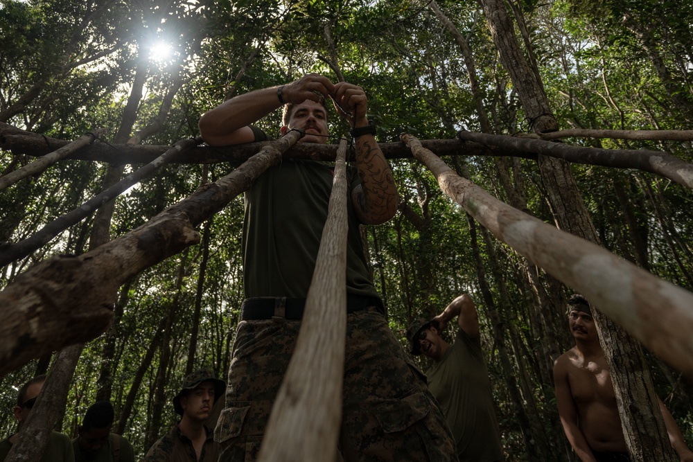 Jungle Crab 22 | Explosive Ordnance Disposal Marines conduct jungle survival training