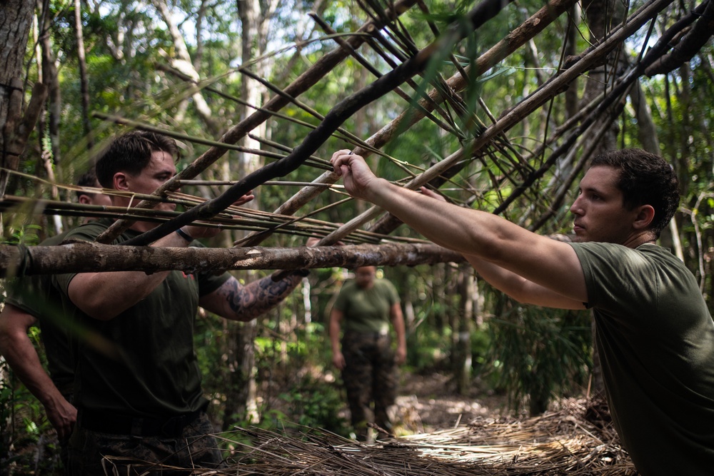 Jungle Crab 22 | Explosive Ordnance Disposal Marines conduct jungle survival training