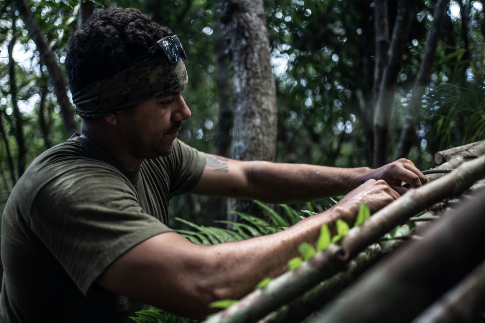 Jungle Crab 22 | Explosive Ordnance Disposal Marines conduct jungle survival training