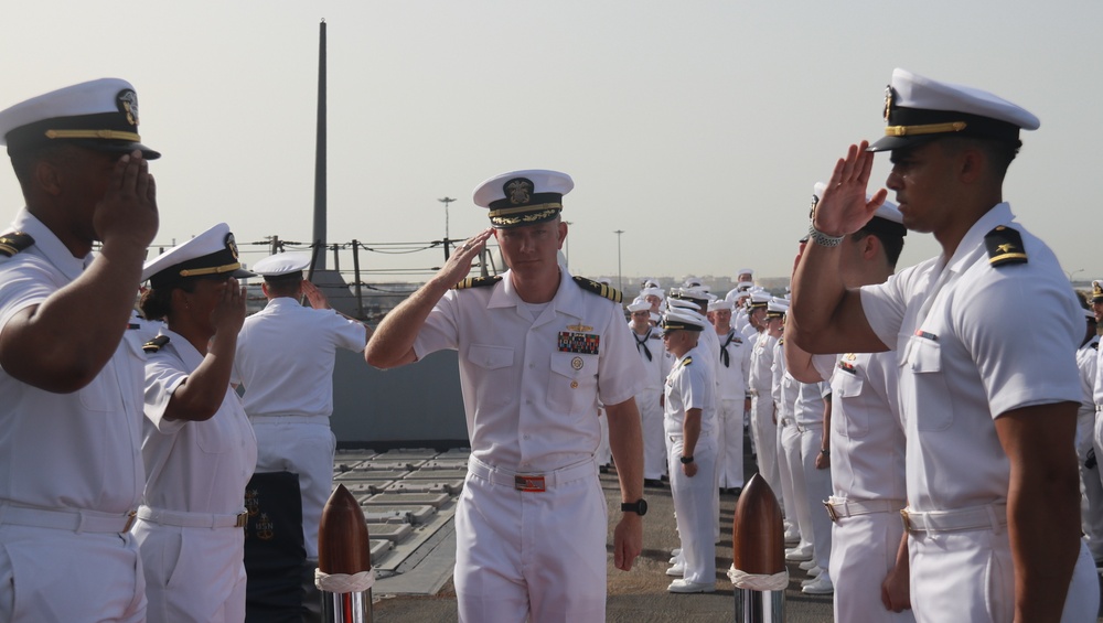 USS Forrest Sherman Change of Command