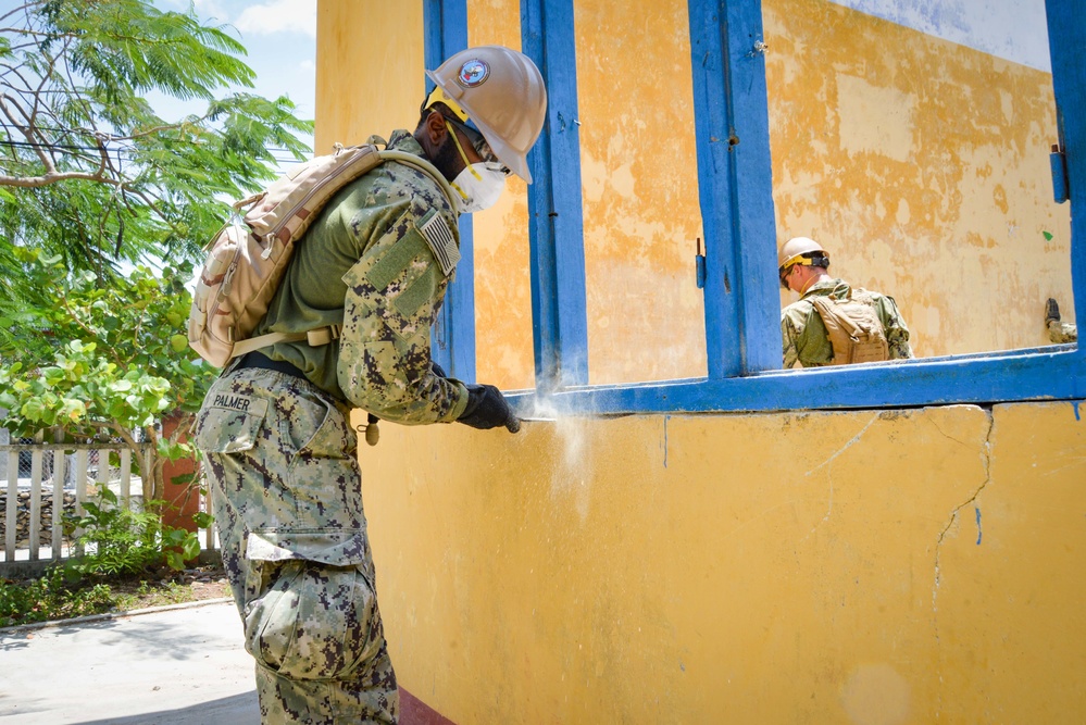 Amphibious Construction Battalion One (ACB 1) Renovates School in Vietnam During PP22