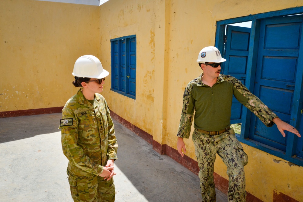 Amphibious Construction Battalion One (ACB 1) Renovates School in Vietnam During PP22