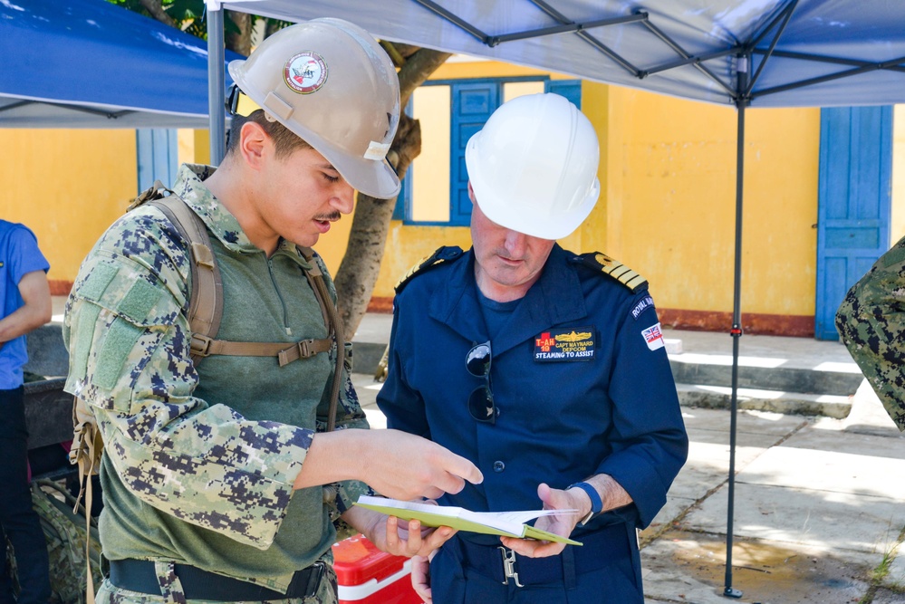 Amphibious Construction Battalion One (ACB 1) Renovates School in Vietnam During PP22