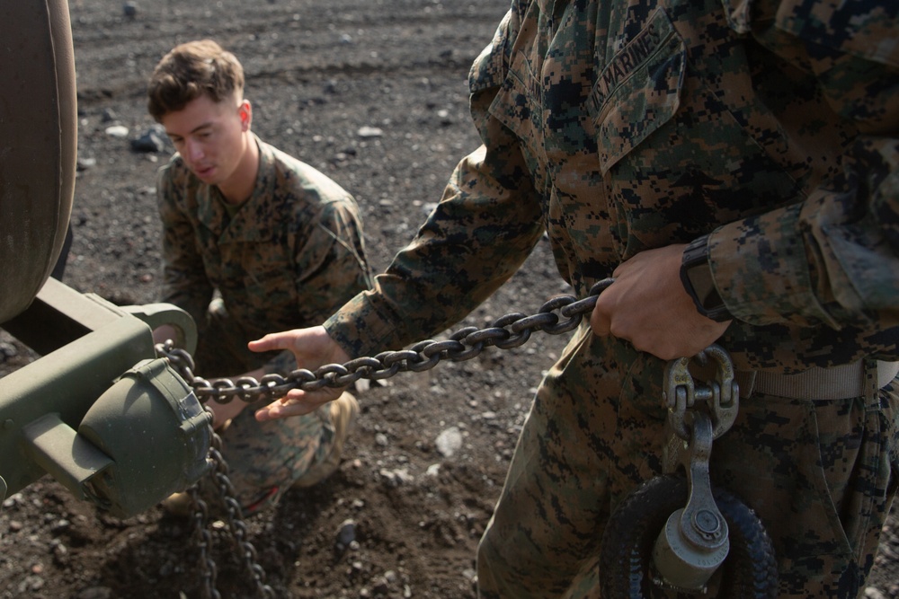 CLB-4, 3rd LSB Marines conduct Helicopter Support Team training during Exercise Shinka 22.1