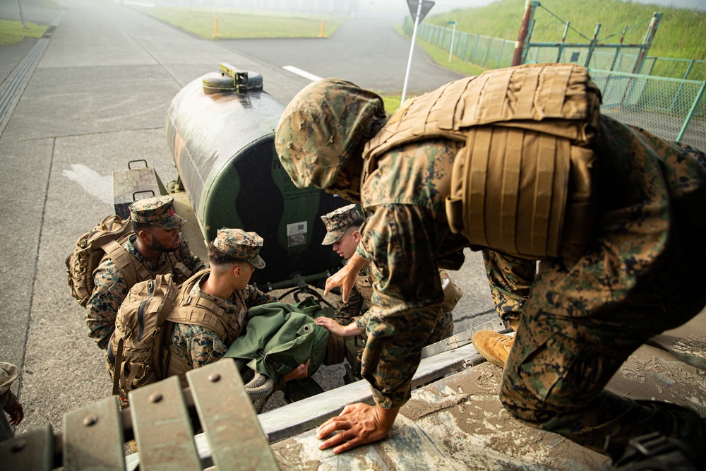 CLB-4, 3rd LSB Marines conduct Helicopter Support Team training during Exercise Shinka 22.1