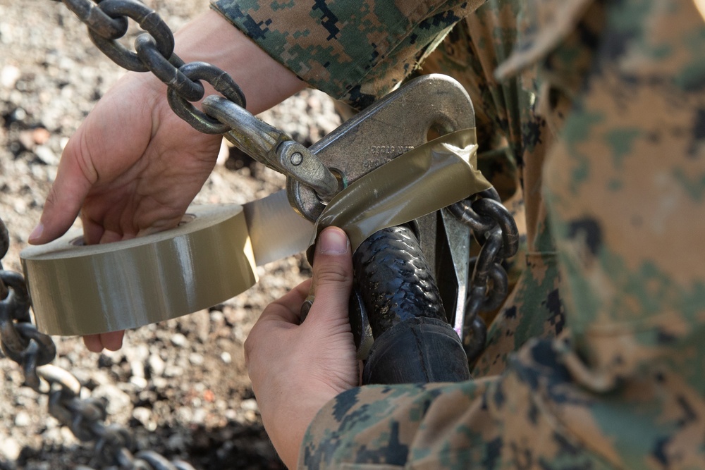 CLB-4, 3rd LSB Marines conduct Helicopter Support Team training during Exercise Shinka 22.1