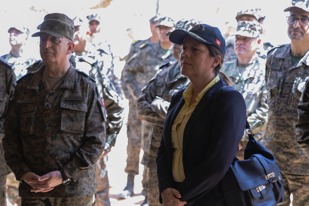 U.S. Embassy, U.S. and Tunisian senior leaders visit African Lion 22 at Ben Ghilouf