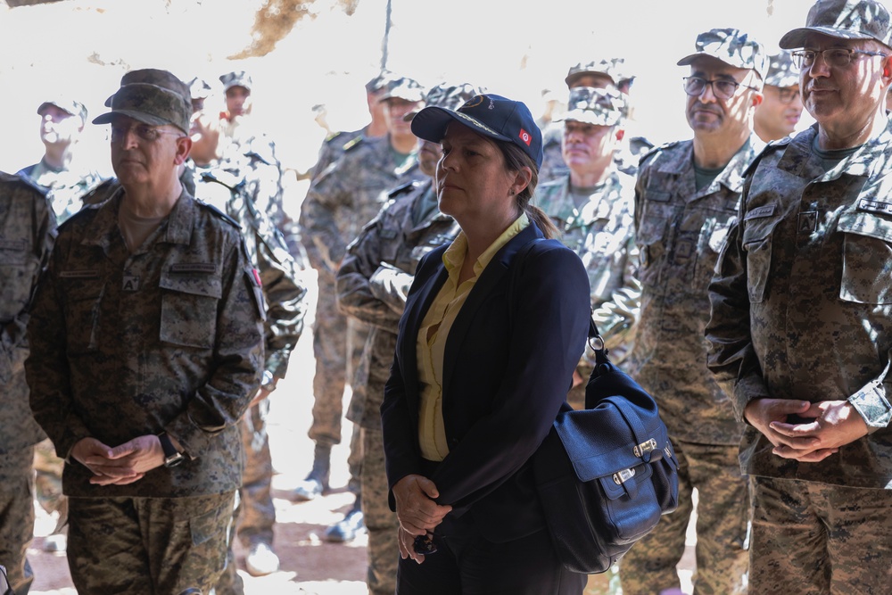 U.S. Embassy, U.S. and Tunisian senior leaders visit African Lion 22 at Ben Ghilouf