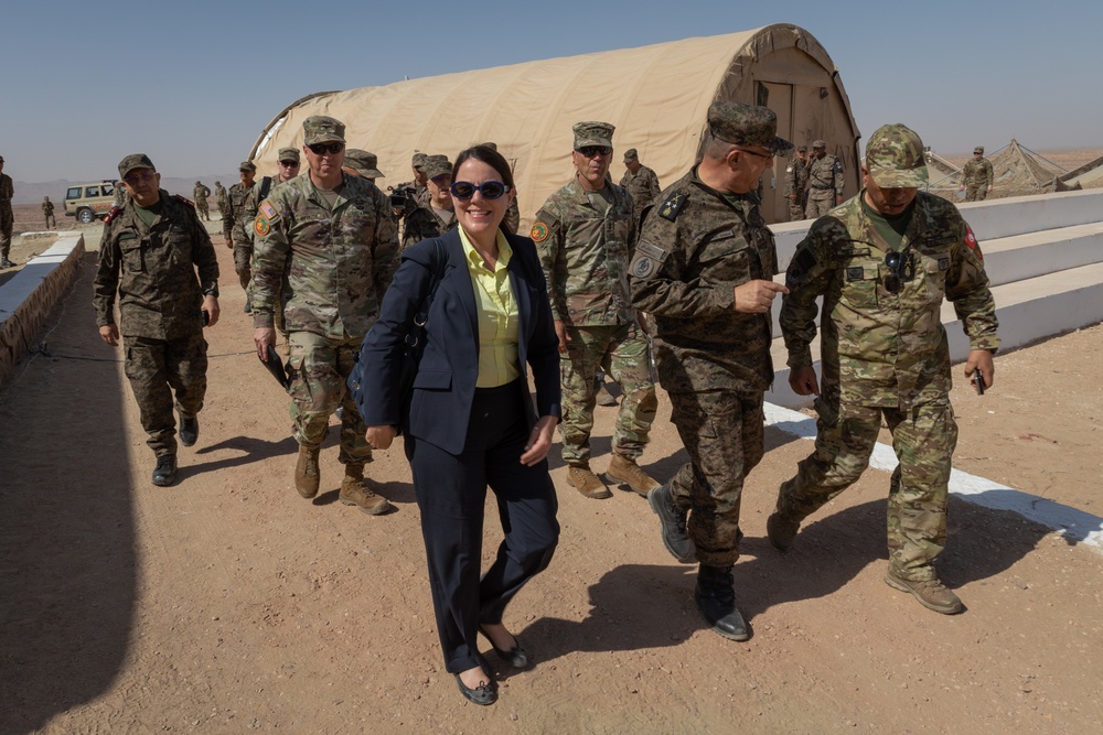 U.S. Embassy, U.S. and Tunisian senior leaders visit African Lion 22 at Ben Ghilouf