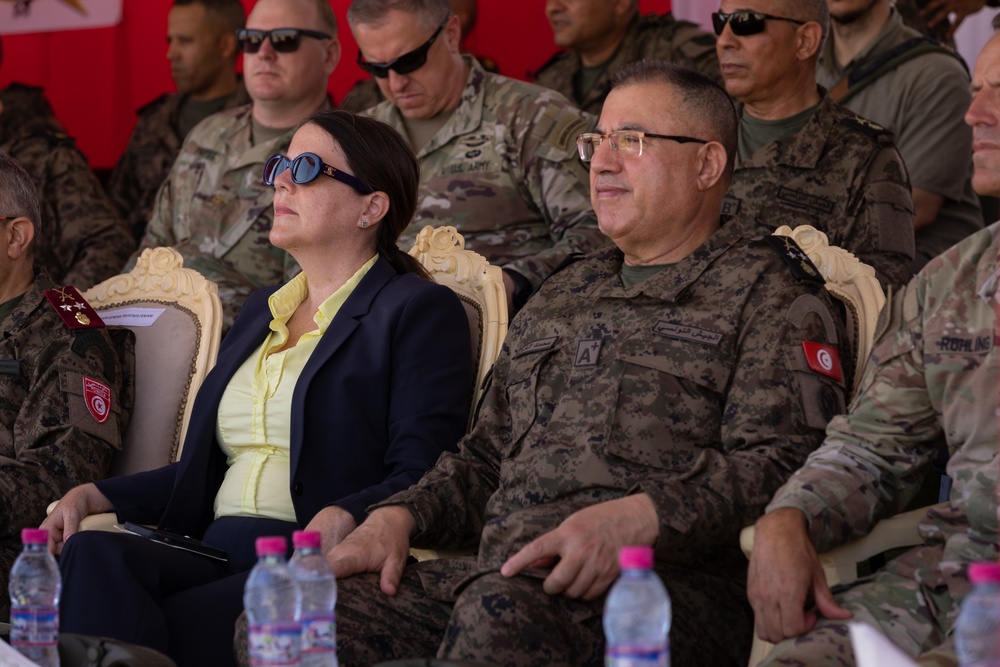 U.S. Embassy, U.S. and Tunisian senior leaders view joint combined live-fire exercise