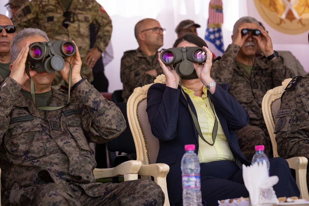 U.S. Embassy, U.S. and Tunisian senior leaders view joint combined live-fire exercise