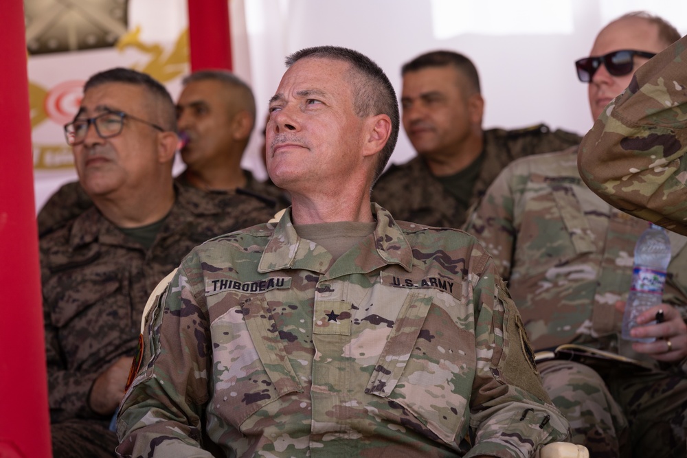 U.S. Embassy, U.S. and Tunisian senior leaders view joint combined live-fire exercise