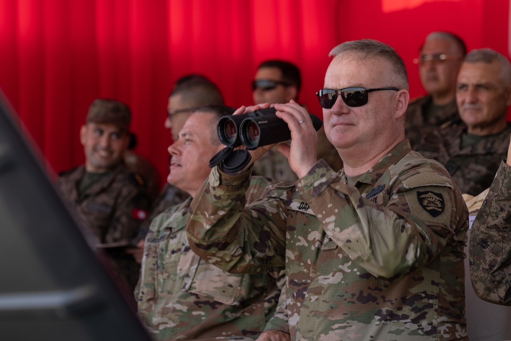 U.S. Embassy, U.S. and Tunisian senior leaders view joint combined live-fire exercise