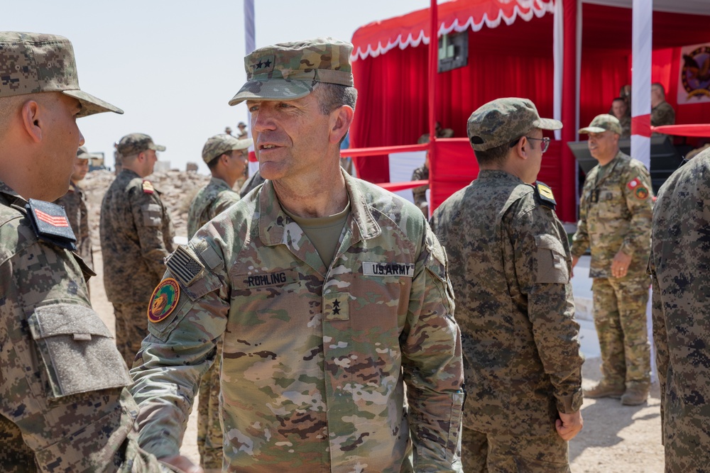 U.S. Embassy and U.S. Army senior leaders help promote Tunisian soldiers during African Lion 22