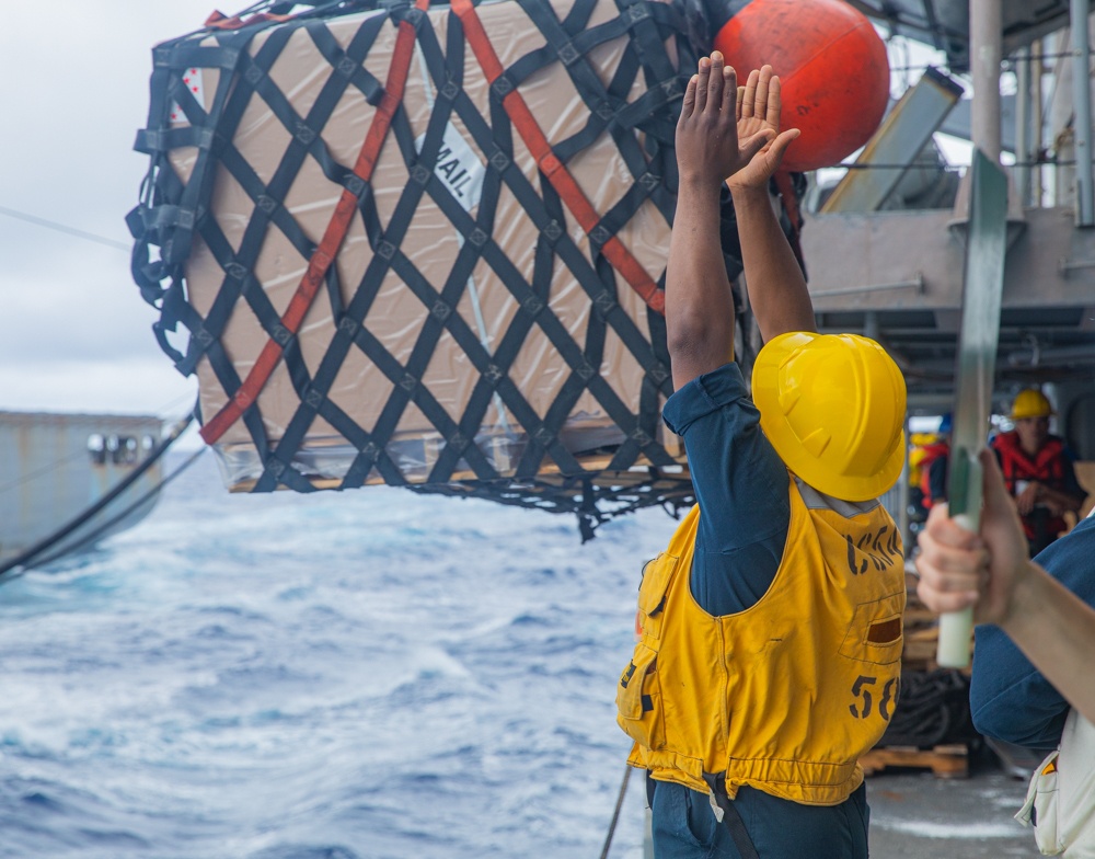 USS Antietam (CG 54) Replenishment-At-Sea